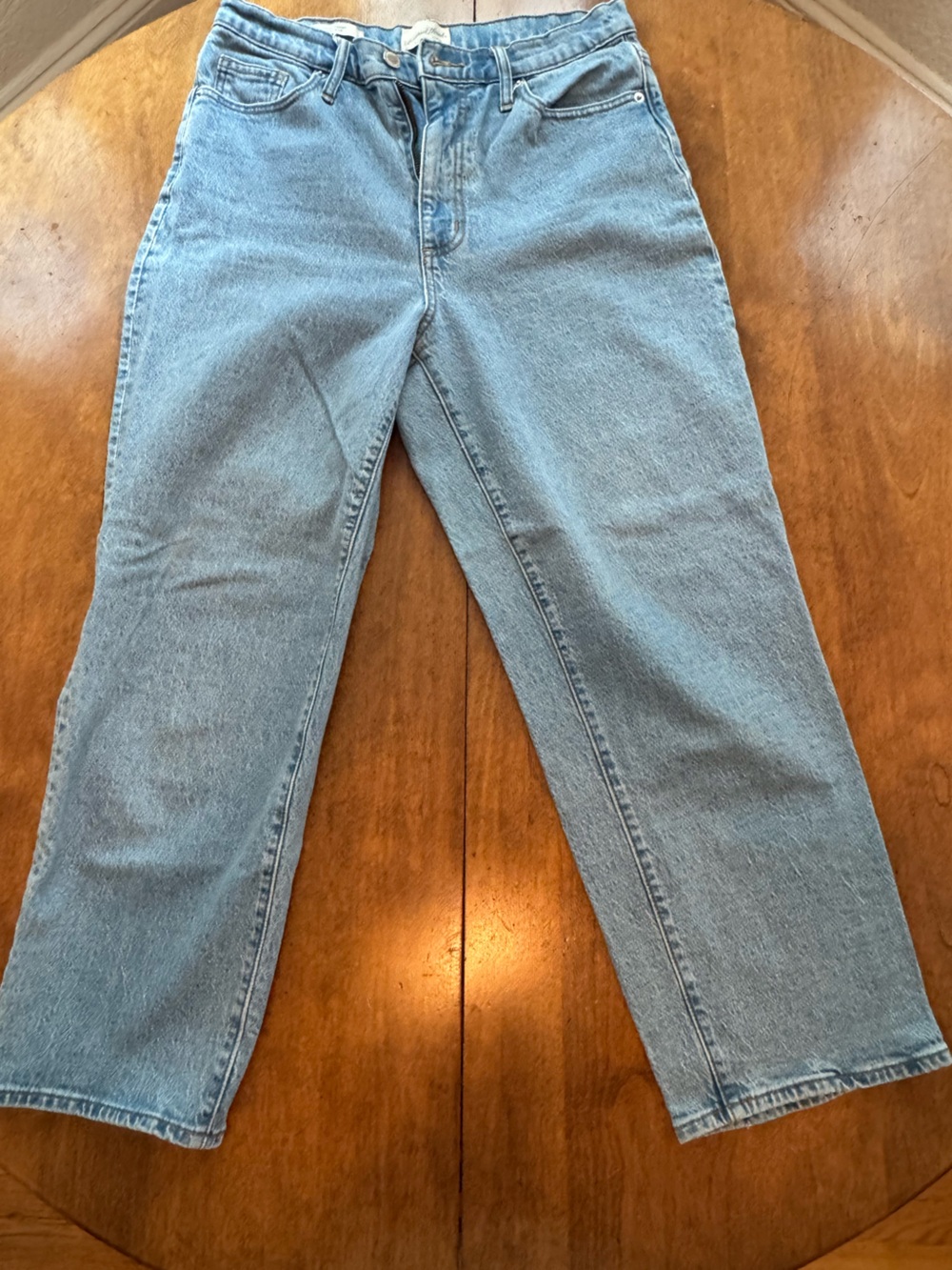 Light Blue Women’s Vintage Straight Jeans
